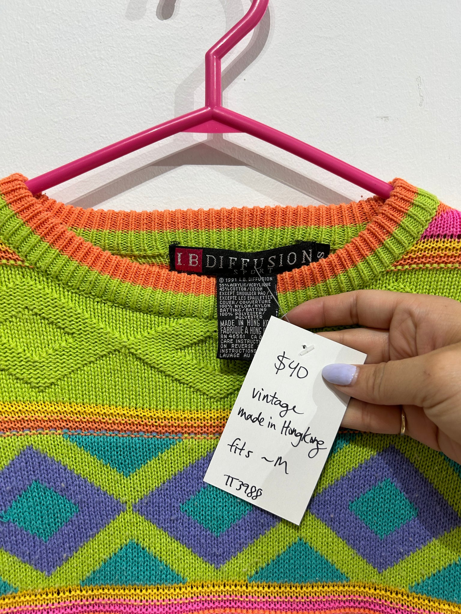 Thrifted vintage & pre-loved knitted sweaters part 1