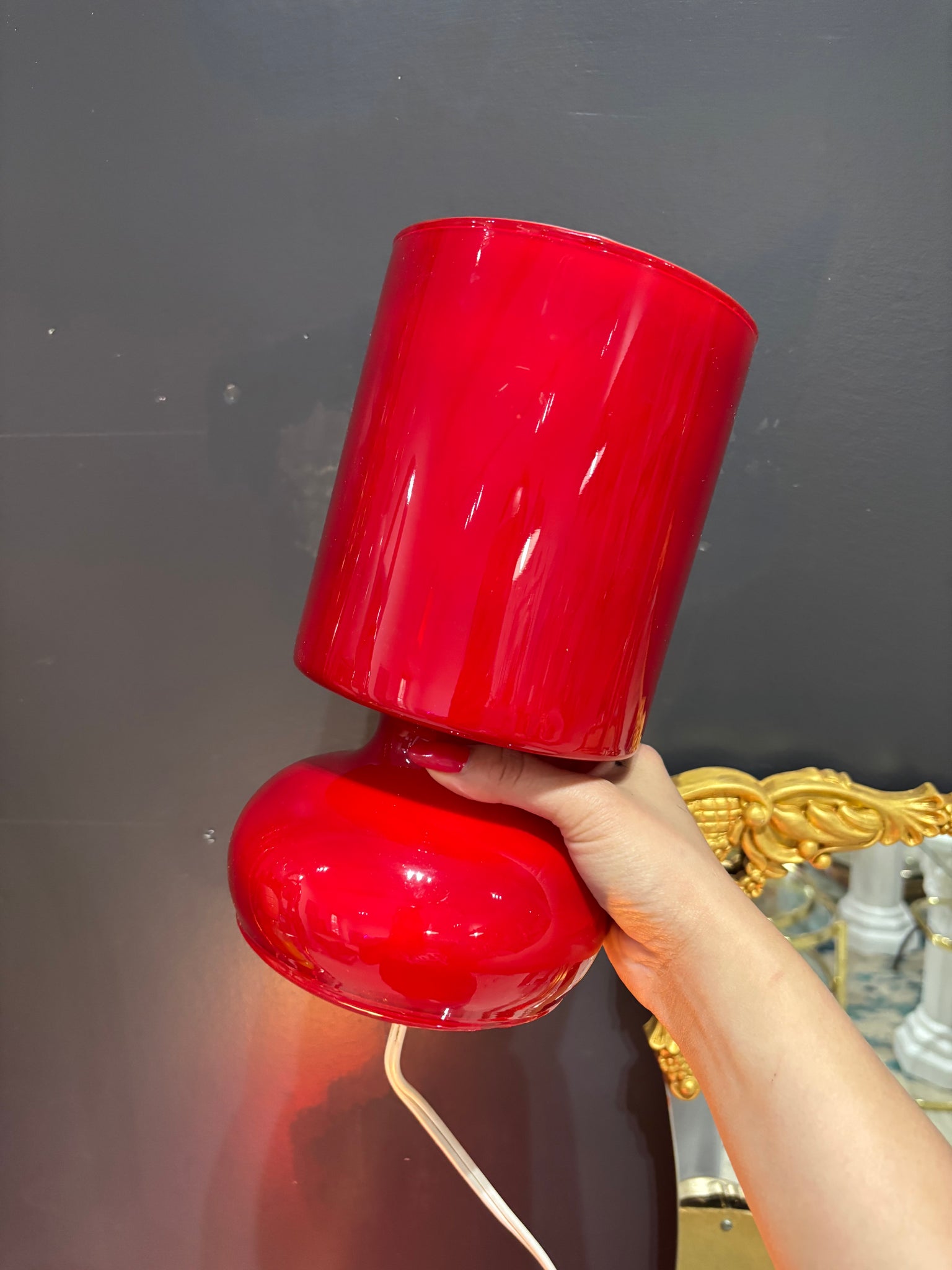 Lampes IKEA Lykta rouges