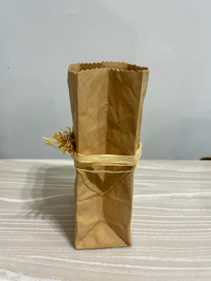 Harvey kraft paper bag ceramic vase