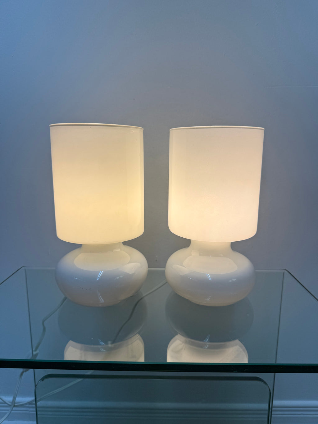 Lampes IKEA Lykta blanches