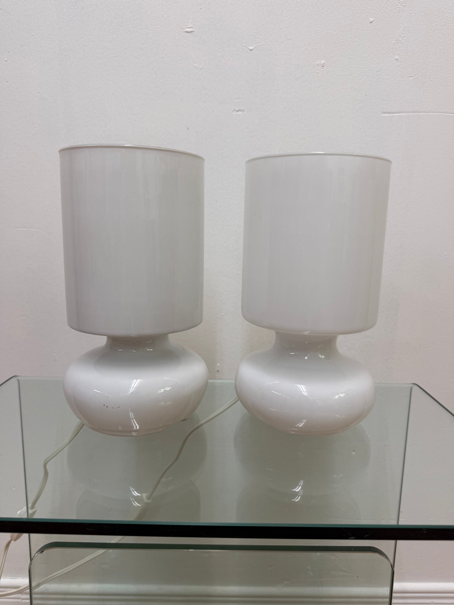 Lampes IKEA Lykta blanches