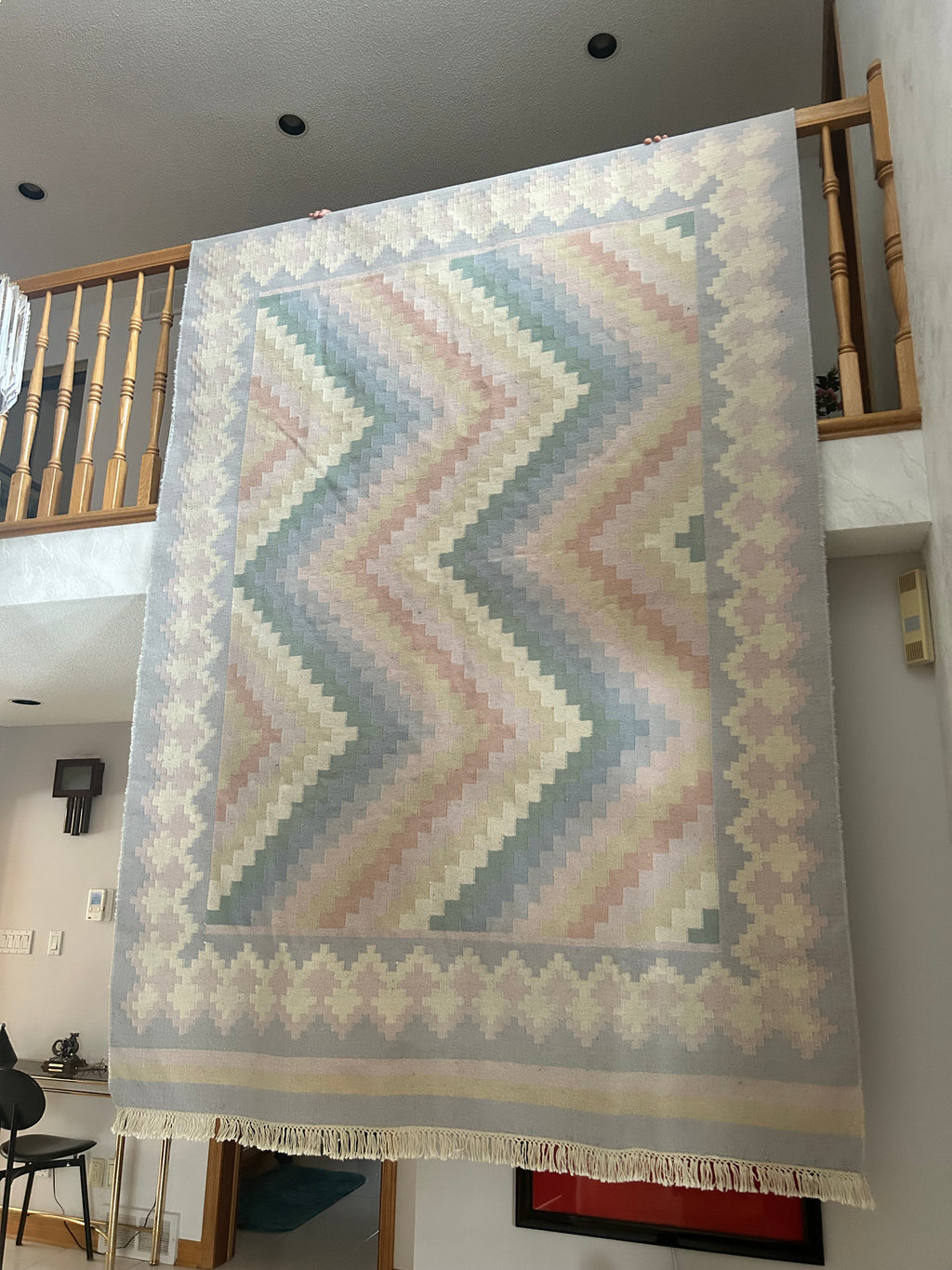 XL thin pastels carpet