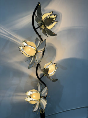 Lampes de table et plancher lotus noirs