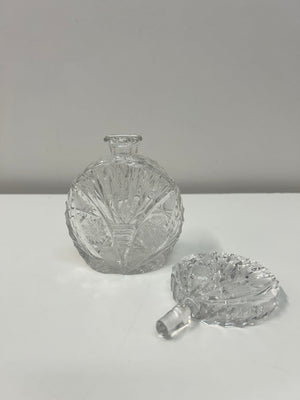 Pinwheel crystal perfume bottle
