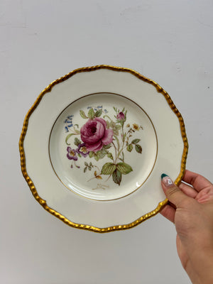 Royal Doulton bone china floral plates