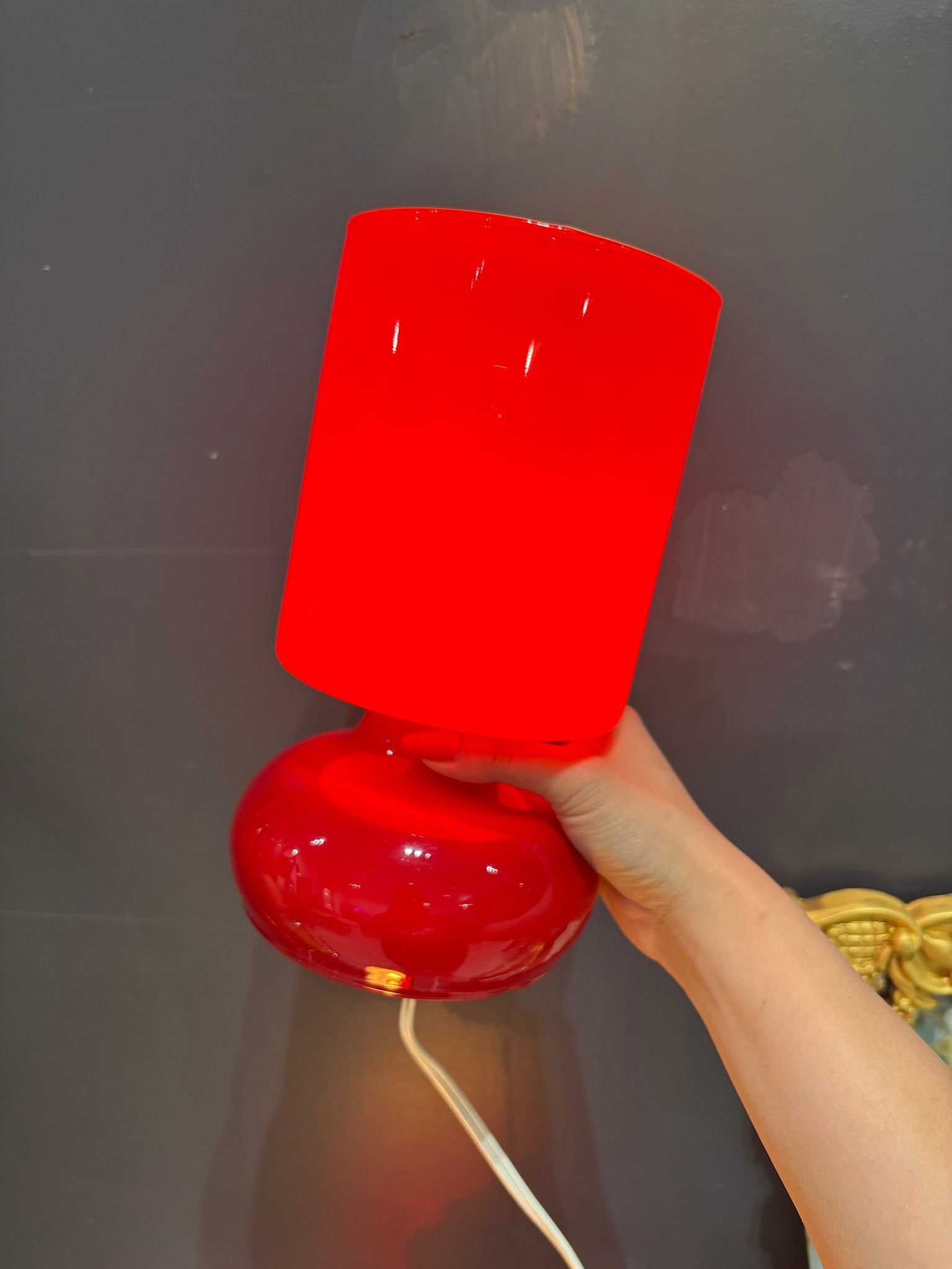 Lampes IKEA Lykta rouges
