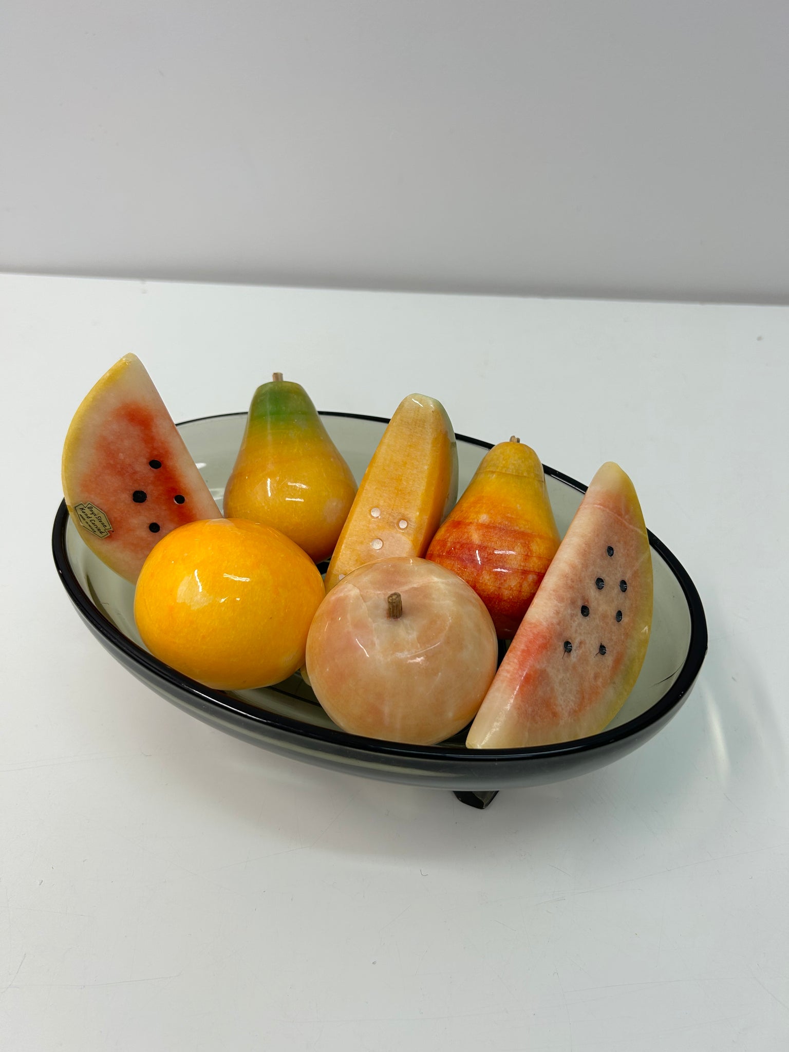 Set of 7 onyx fruits