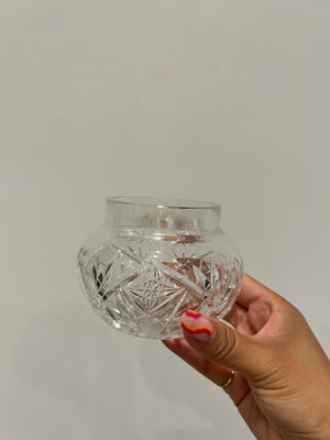 Selection of crystal glassware