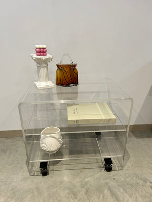 Small store lucite table