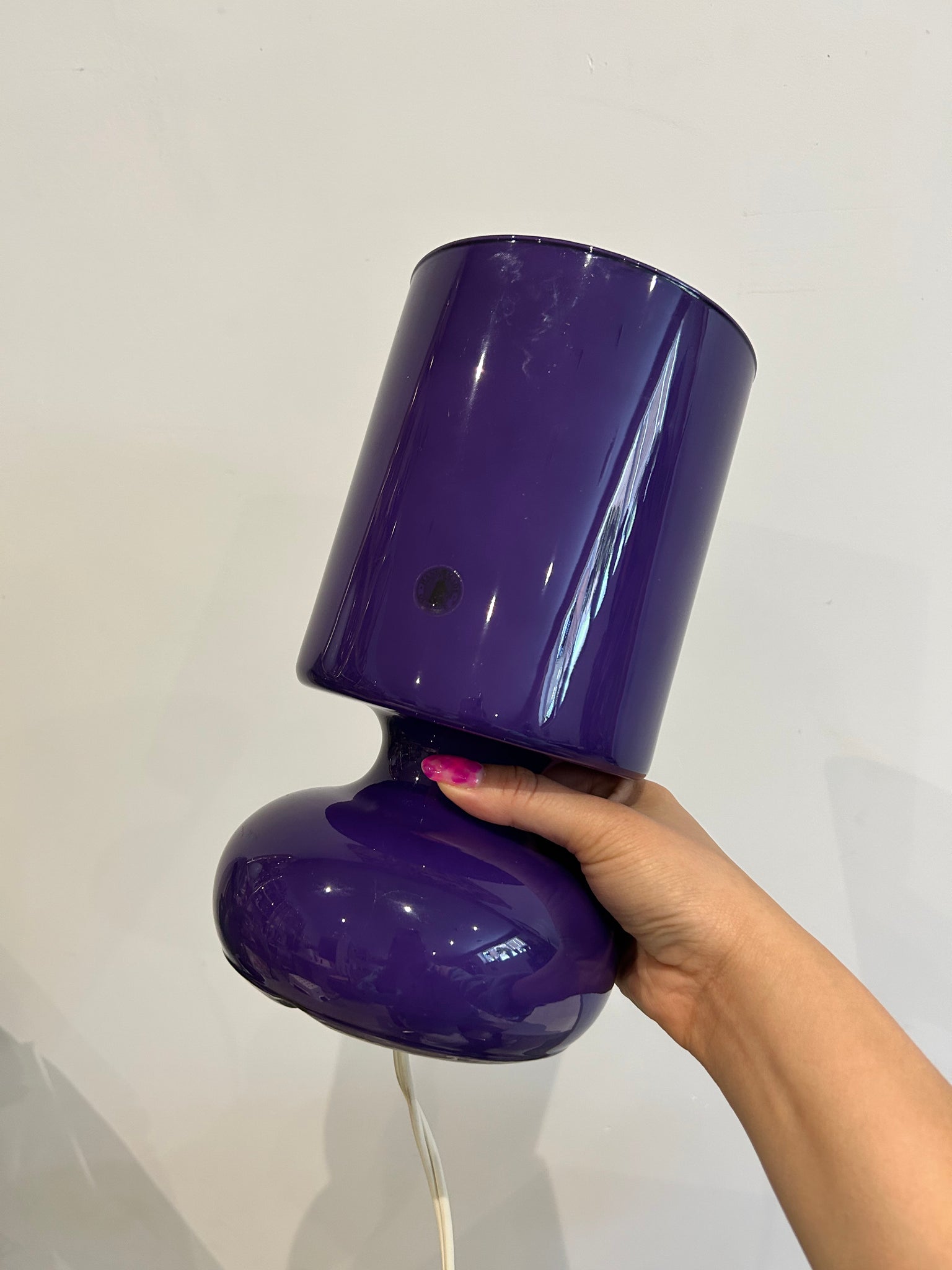 Purple IKEA Lykta lamp