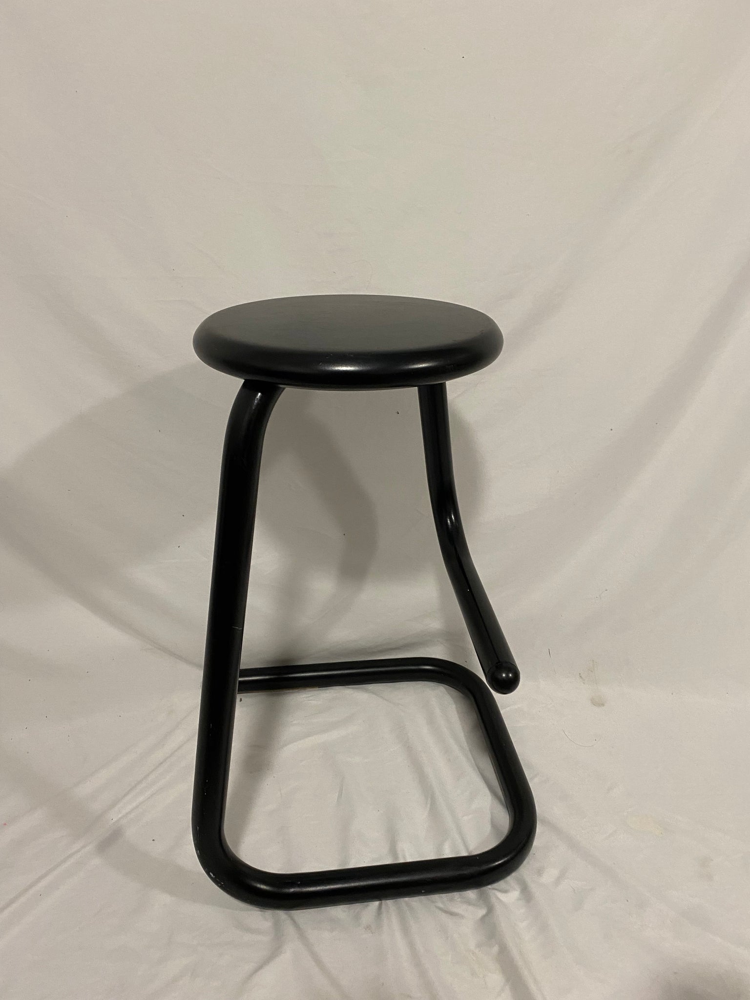 Black paperclip bar stool