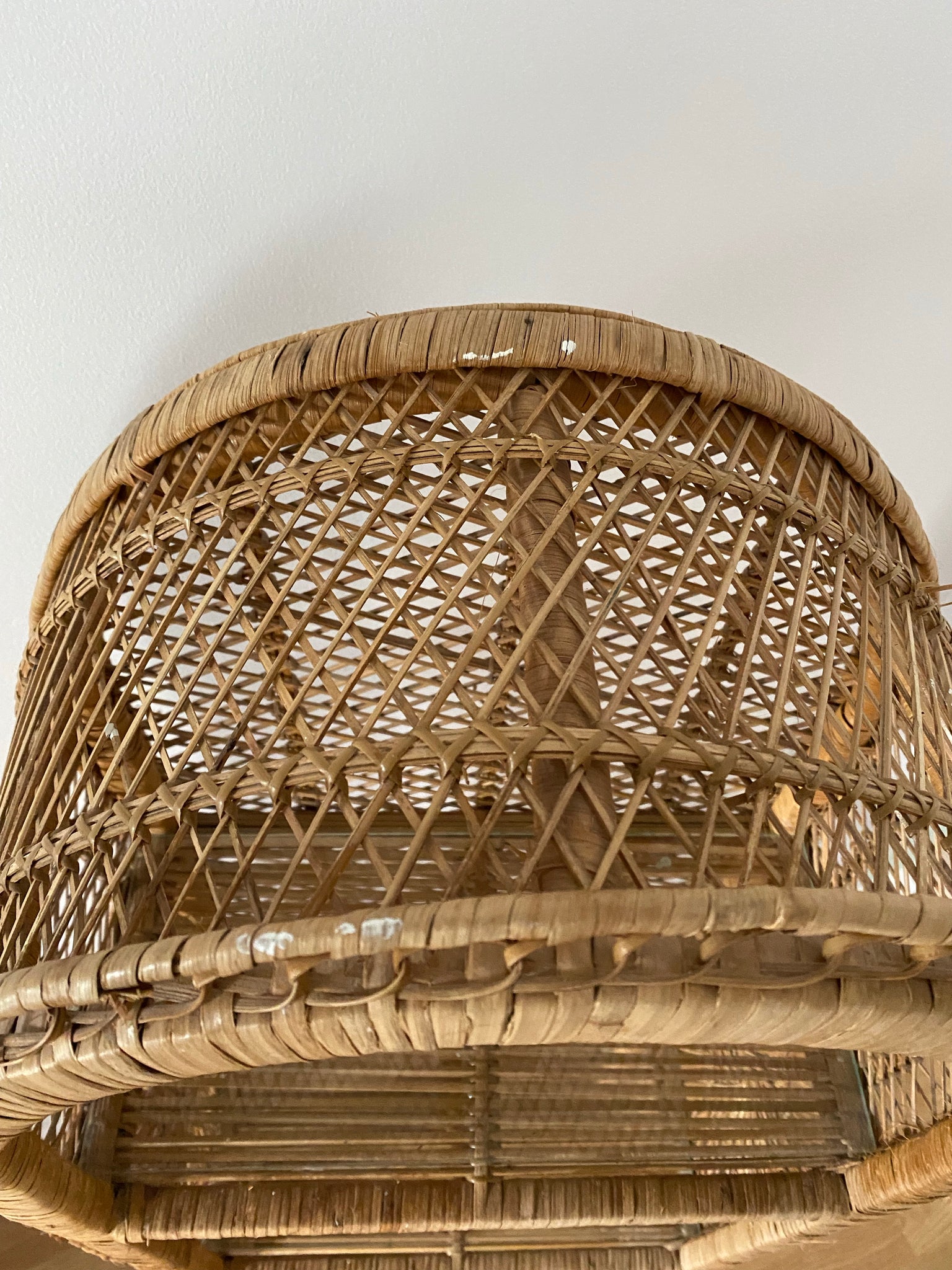 Baby sunburst wicker shelfie