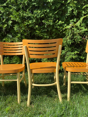 Cream & wood discontinued IKEA Balser chairs