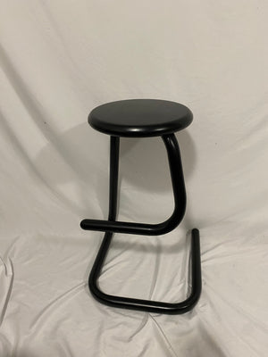 Black paperclip bar stool