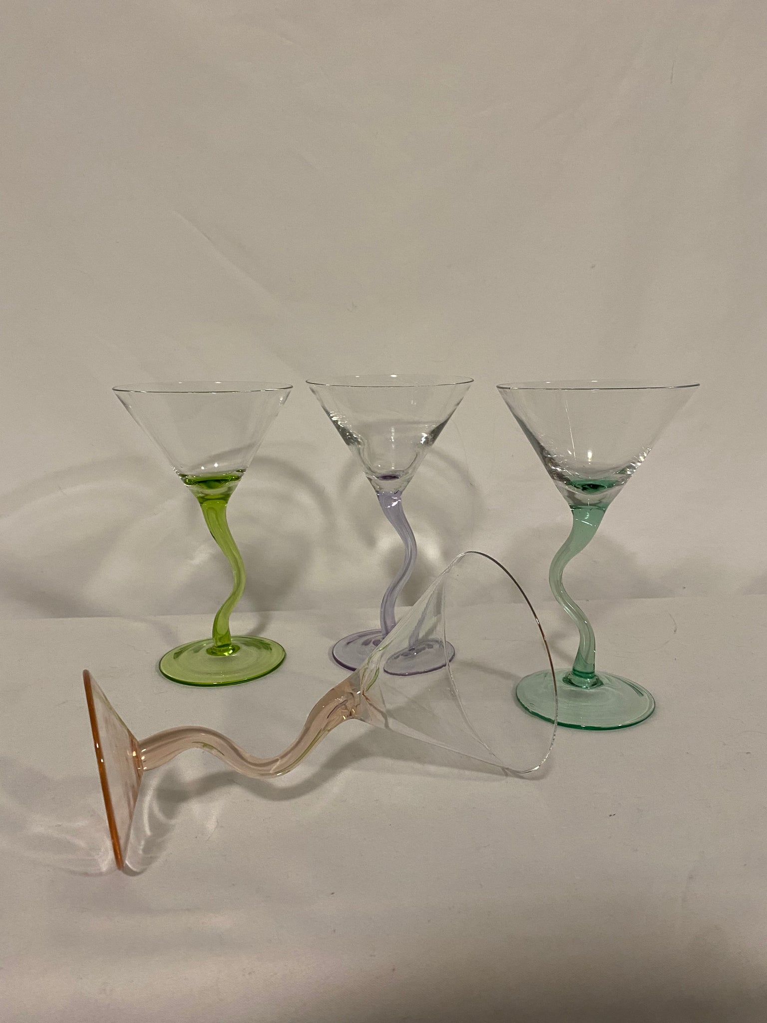 Libbey Squiggle Martini Glasses, Set of 4 – Guest House