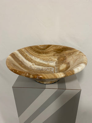 XL marbled stone bowl