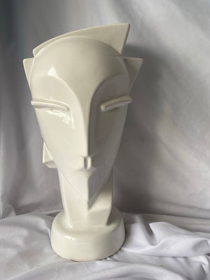 White Lindsey B Balkweill style head statue