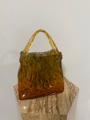 Thicc glass purse vase