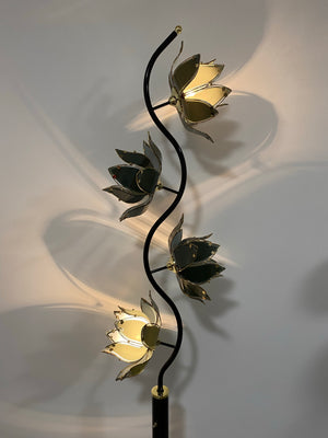 Beautiful lotus floor lamp