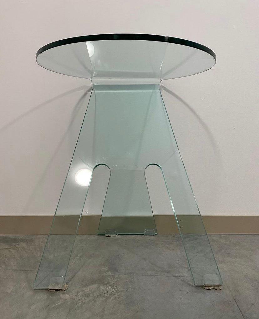 Modern tempered glass side tables