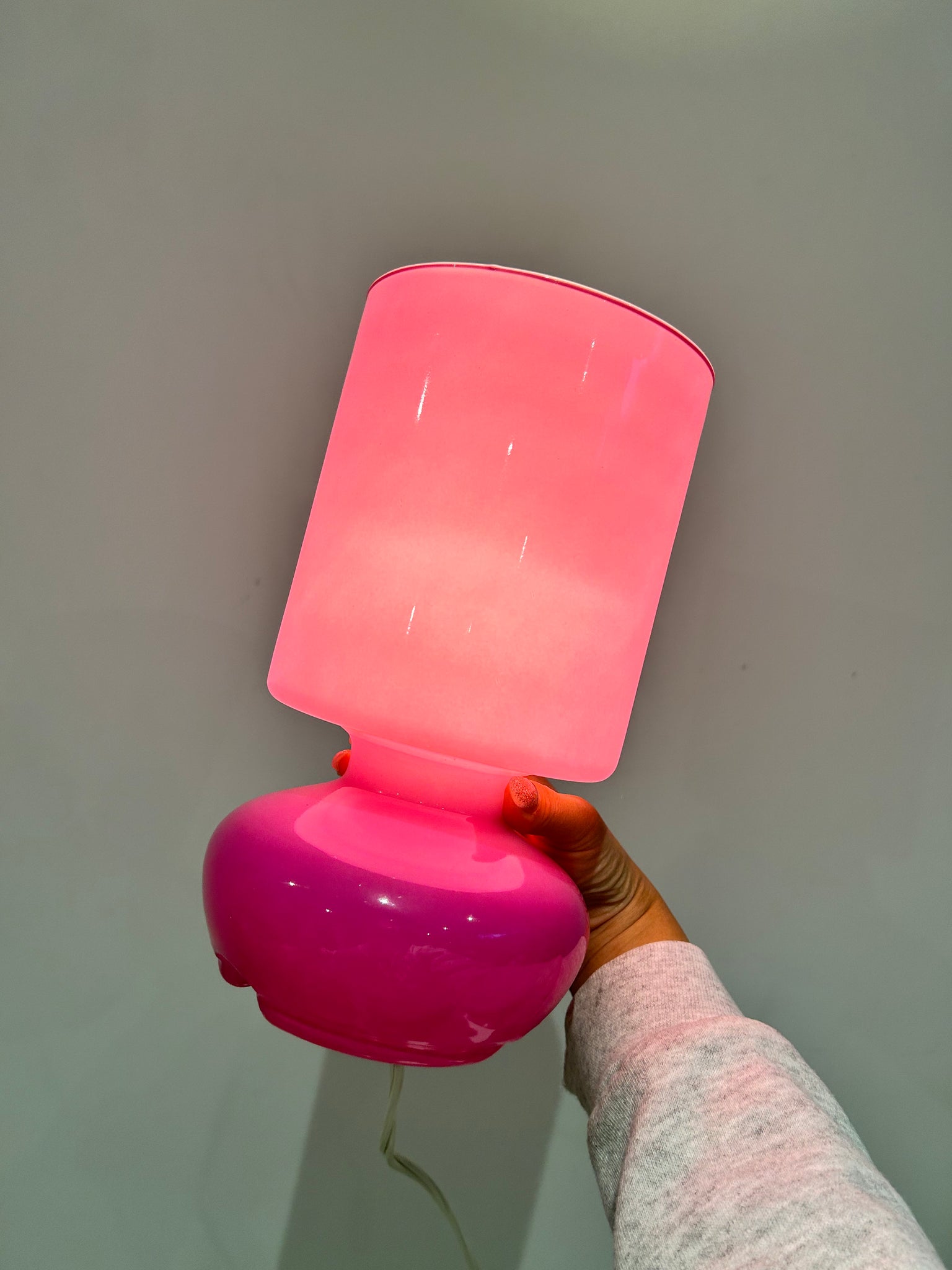 Pink IKEA Lykta lamp
