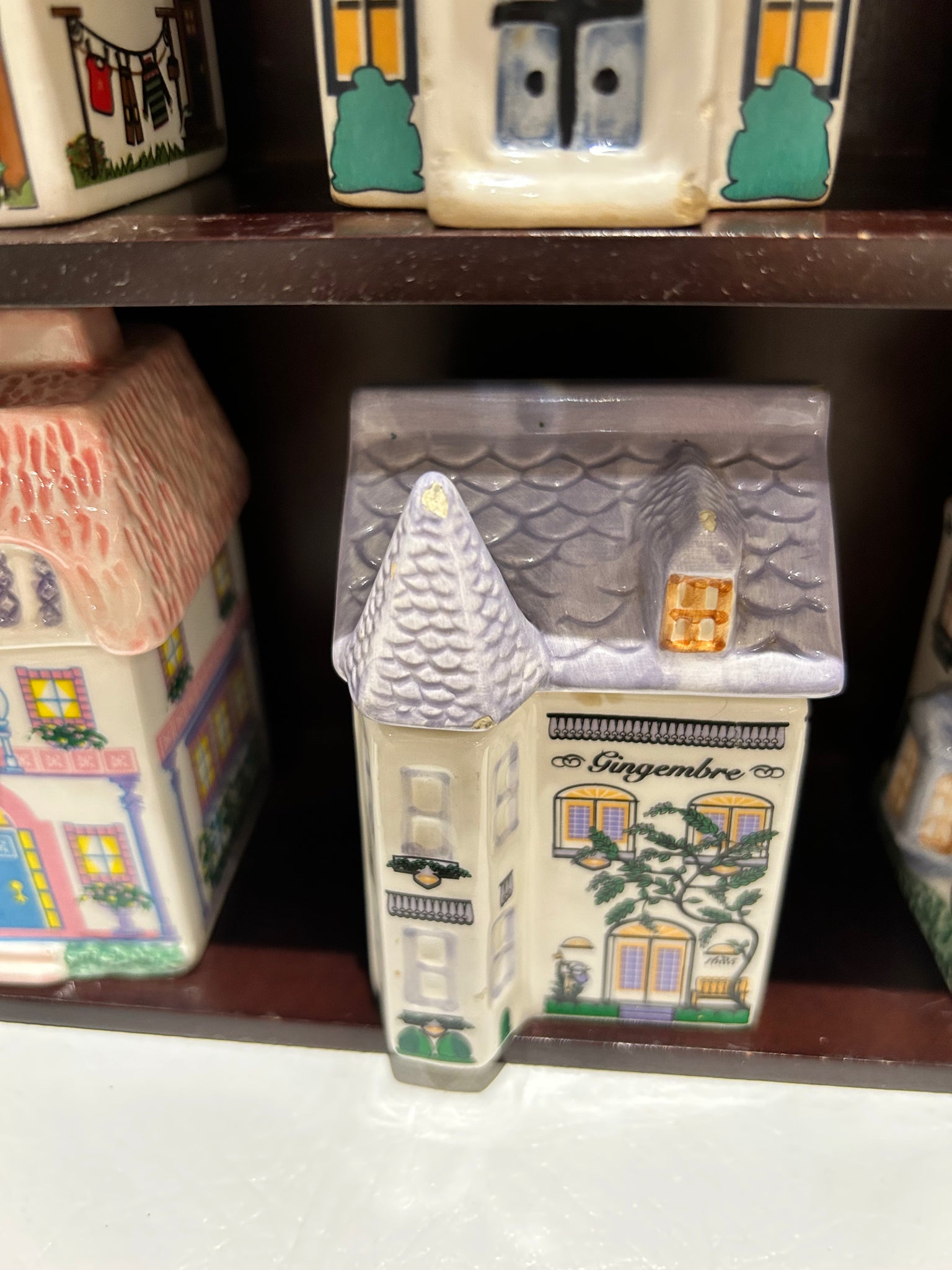 Set of 9 Avon spice houses