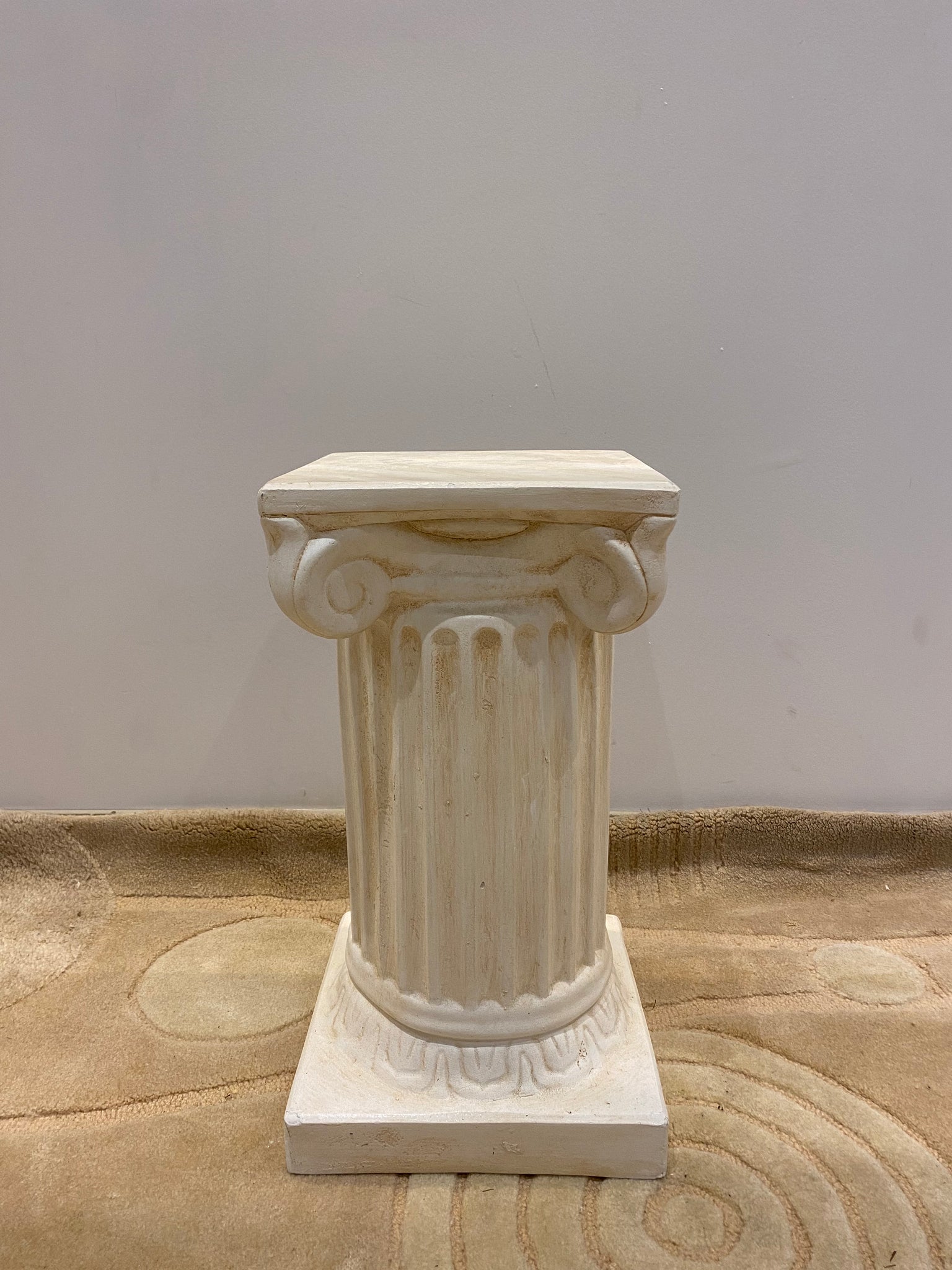 Small plaster column