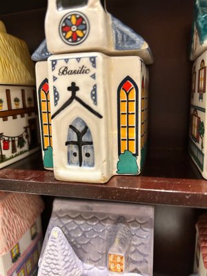 Set of 9 Avon spice houses