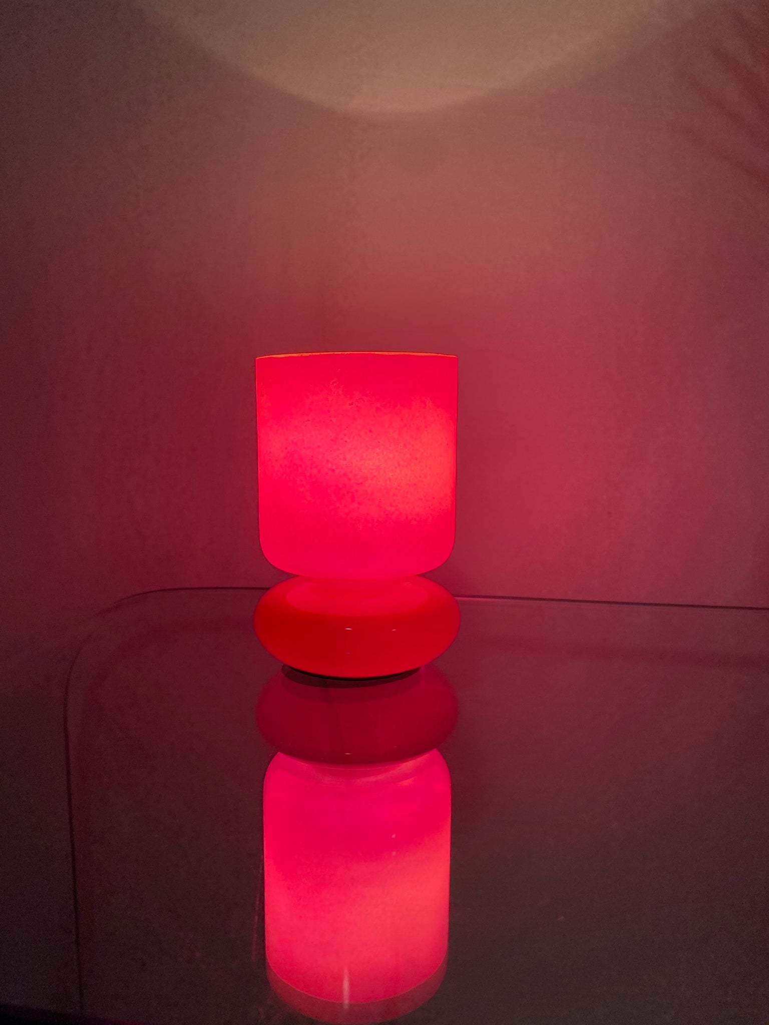 Mini pink IKEA Lykta style lamp