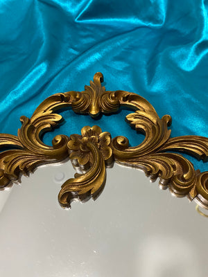 Ornate gold Syroco mirror