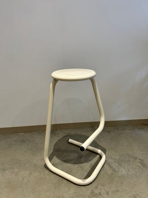 Cream solo paperclip bar stool