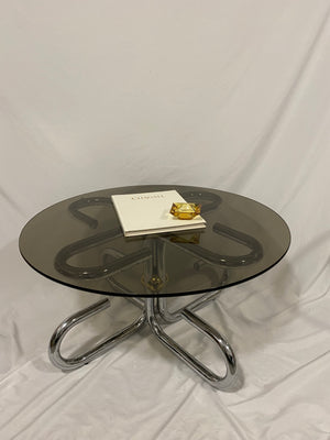 MCM chrome tubular coffee table