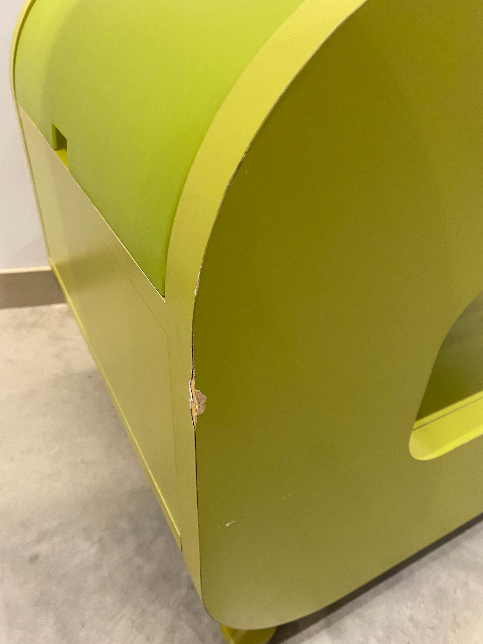 Discontinued green IKEA ILEN nightstand