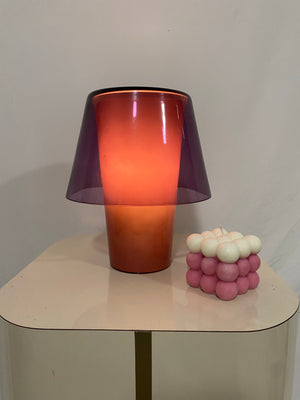 Vintage IKEA purple glas Gavik lamp