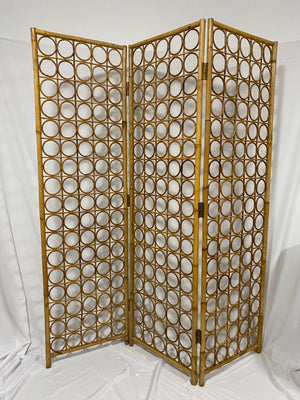 Bamboo paravent room divider