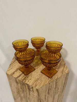Amber glass coupes