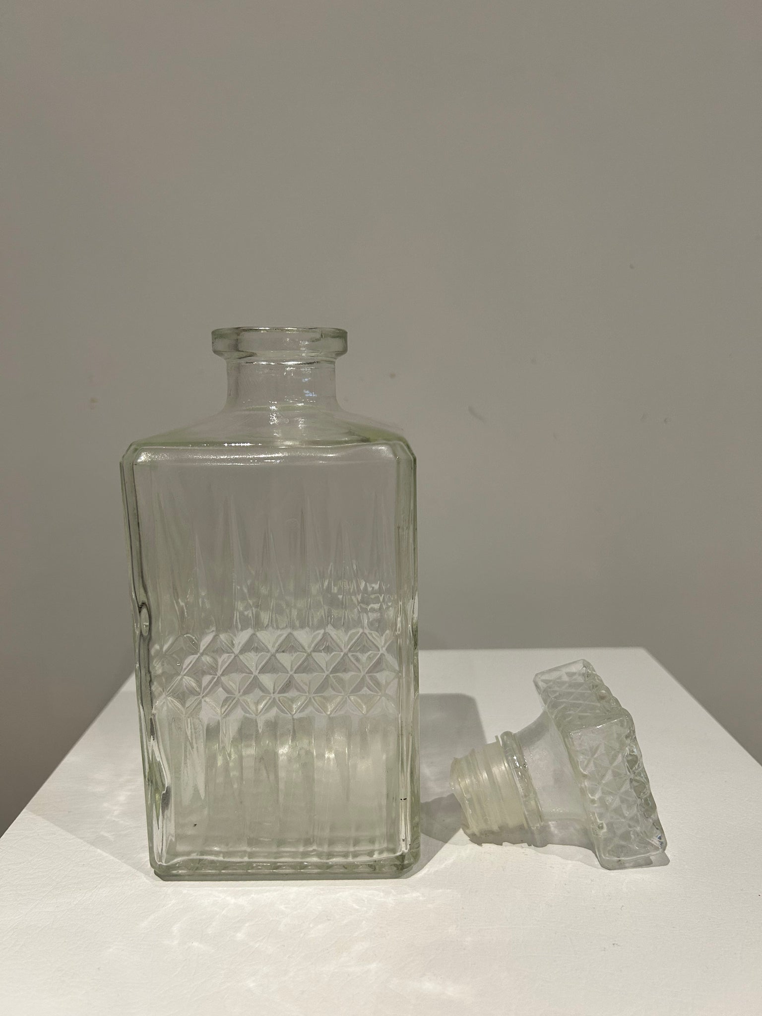 Selection of glass decanters & bottles part 1