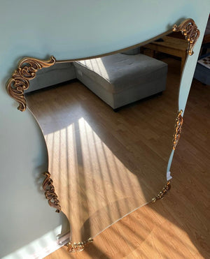 XL antique ornate mirror