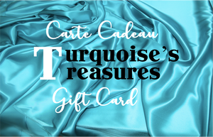 carte cadeau Turquoise's Treasures gift card